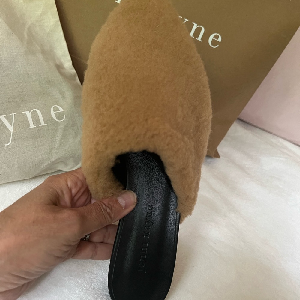 Nwt Jenni Kayne Shearling Mule. Size 39 - image 5